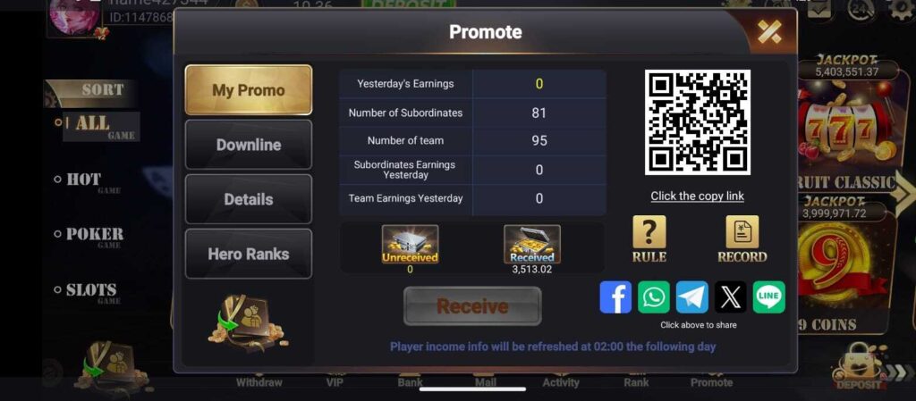 Rumi slots Game Download shot